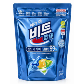 Капсулы для стирки универсальные Lion Beat 4 in 1 Capsule Detergent, 42 шт